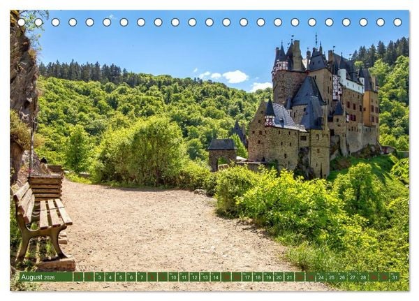 Produktbild: Sch&ouml;ne Aussichten B&auml;nke zum Verweilen (Tischkalender 2026 DIN A5 quer), CALVENDO Monatskalender