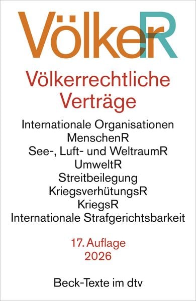 Produktbild: V&ouml;lkerrechtliche Vertr&auml;ge