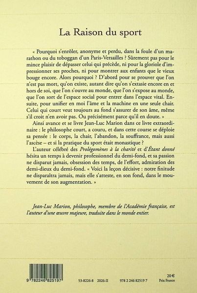 Produktbild: La raison du sport