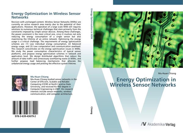 Produktbild: Energy Optimization in Wireless Sensor Networks