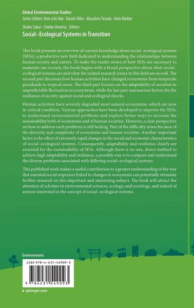 Produktbild: Social-Ecological Systems in Transition