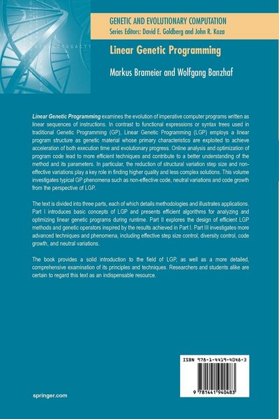 Produktbild: Linear Genetic Programming