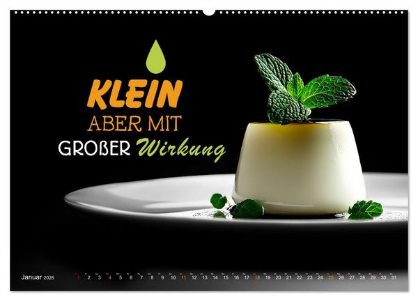 Produktbild: Dessert - Liebe auf den ersten Biss (hochwertiger Premium Wandkalender 2026 DIN A2 quer), Kunstdruck in Hochglanz