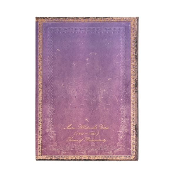 Produktbild: Hardcover Notizbuch Marie Curie, Die Wissenschaft der Radioaktivit&auml;t, Midi, Liniert