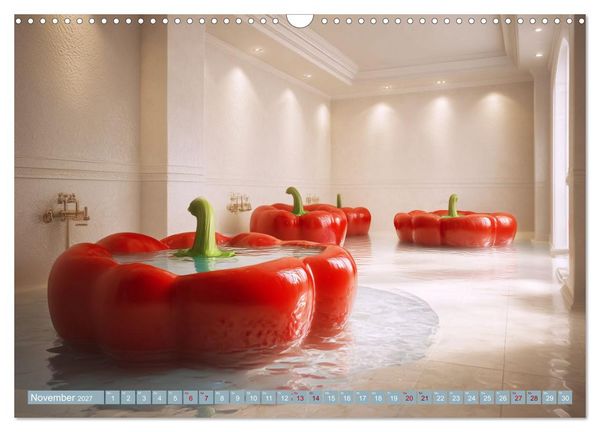 Produktbild: Vegitecture. Fotorealistische Visionen architektonischer Details (Wandkalender 2027 DIN A3 quer), CALVENDO Monatskalender