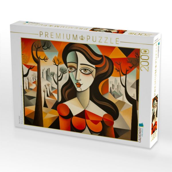 Produktbild: CALVENDO Puzzle Frau im Herbst | 2000 Teile Lege-Gr&ouml;&szlig;e 90x67cm Foto-Puzzle f&uuml;r gl&uuml;ckliche Stunden