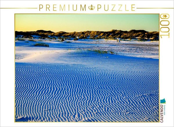CALVENDO Puzzle Nordseestrand nach einer stürmischen Nacht an der Westküste | 1000 Teile Lege-Größe 64x48cm Foto-Puzzle für glückliche Stunden