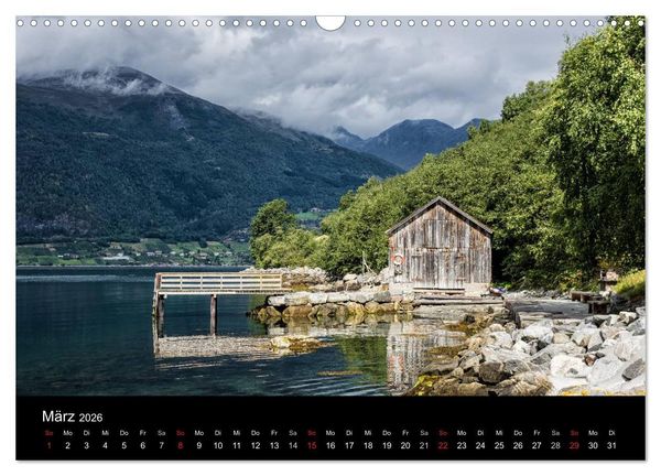 Produktbild: Norwegen - Unterwegs im Land der Berge, Trolle und Fjorde (Wandkalender 2026 DIN A3 quer), CALVENDO Monatskalender