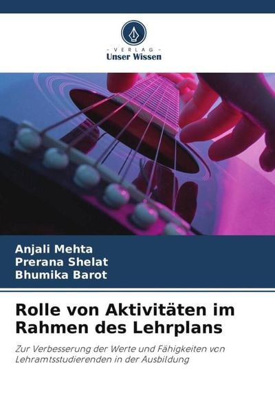 Produktbild: Rolle von Aktivit&auml;ten im Rahmen des Lehrplans