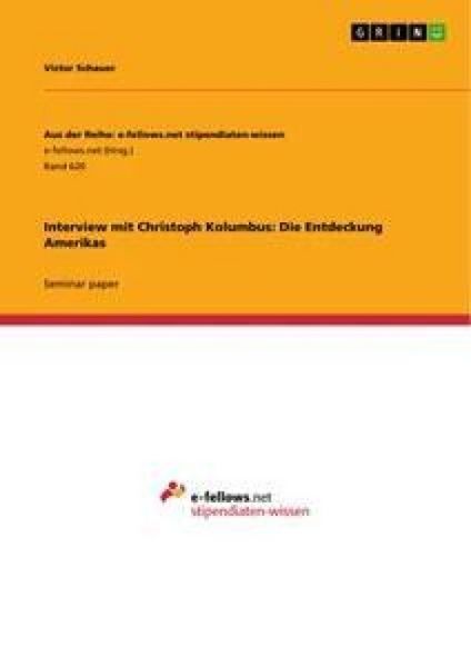 Produktbild: Interview mit Christoph Kolumbus: Die Entdeckung Amerikas
