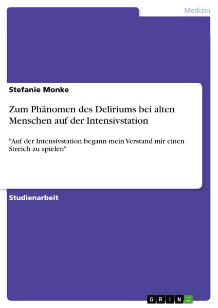 Produktbild: "Auf der Intensivstation begann mein Verstand mir einen Streich zu spielen"