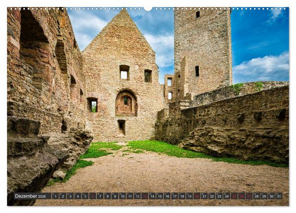 Produktbild: Burgen in Rheinland-Pfalz (hochwertiger Premium Wandkalender 2026 DIN A2 quer), Kunstdruck in Hochglanz