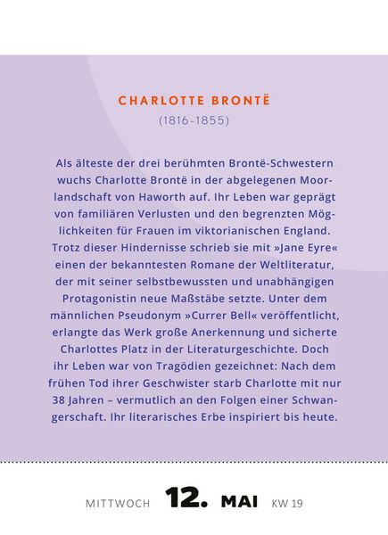 Produktbild: Abrei&szlig;kalender Kluge Frauen, die unsere Welt inspirieren 2027