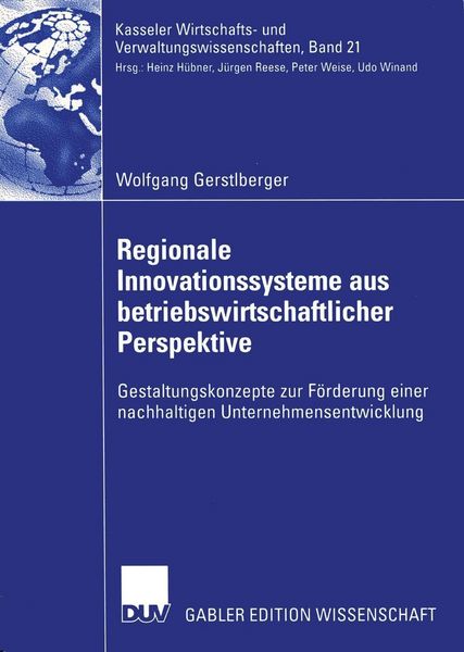 Produktbild: Regionale Innovationssysteme aus betriebswirtschaftlicher Perspektive
