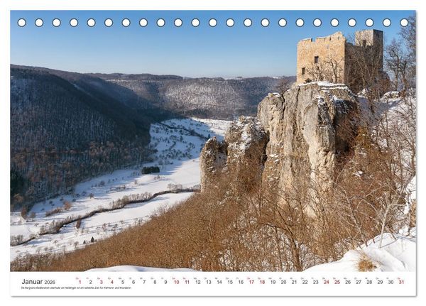 Produktbild: Sehenswertes Baden-W&uuml;rttemberg (Tischkalender 2026 DIN A5 quer), CALVENDO Monatskalender