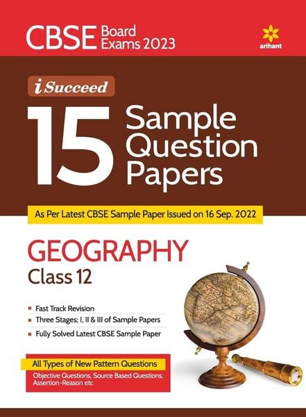 Produktbild: CBSE Board Exam 2023 I-Succeed 15 Sample Papers GEOGRAPHY Class 12th