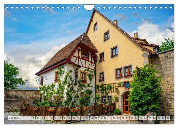 Produktbild: Rothenburg ob der Tauber Impressionen (Wandkalender 2026 DIN A4 quer), CALVENDO Monatskalender