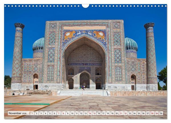 Produktbild: Usbekistan Mythos Seidenstra&szlig;e hautnah (Wandkalender 2026 DIN A3 quer), CALVENDO Monatskalender