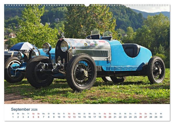Produktbild: Bugatti Traumautos (hochwertiger Premium Wandkalender 2026 DIN A2 quer), Kunstdruck in Hochglanz