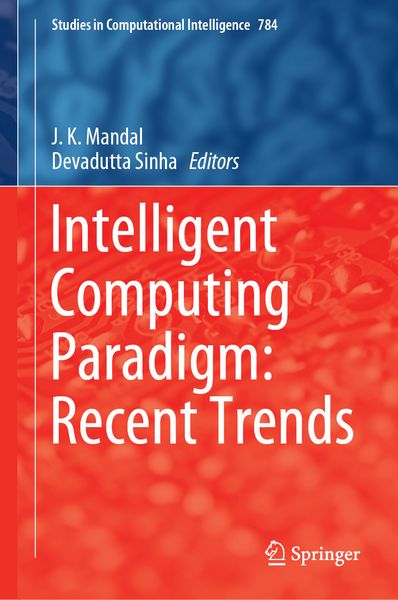 Produktbild: Intelligent Computing Paradigm: Recent Trends