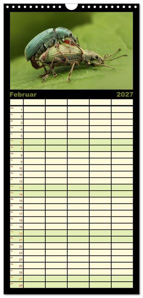 Produktbild: Familienplaner 2027 - Verborgene Wunder mit 5 Spalten (Wandkalender, 21 x 45 cm) CALVENDO