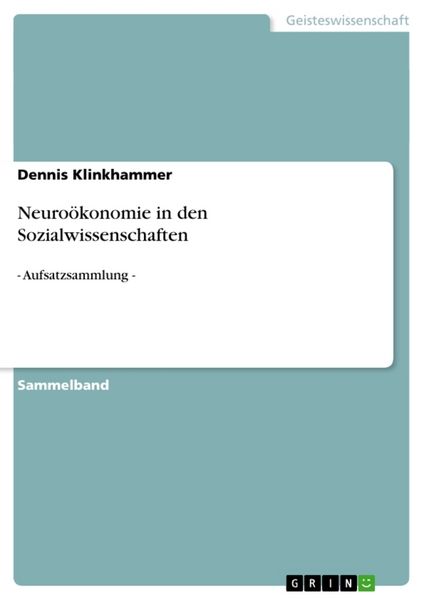 Produktbild: Neuro&ouml;konomie in den Sozialwissenschaften