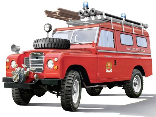 Italeri 3660 Land Rover Fire Truck Automodell Bausatz 1:24