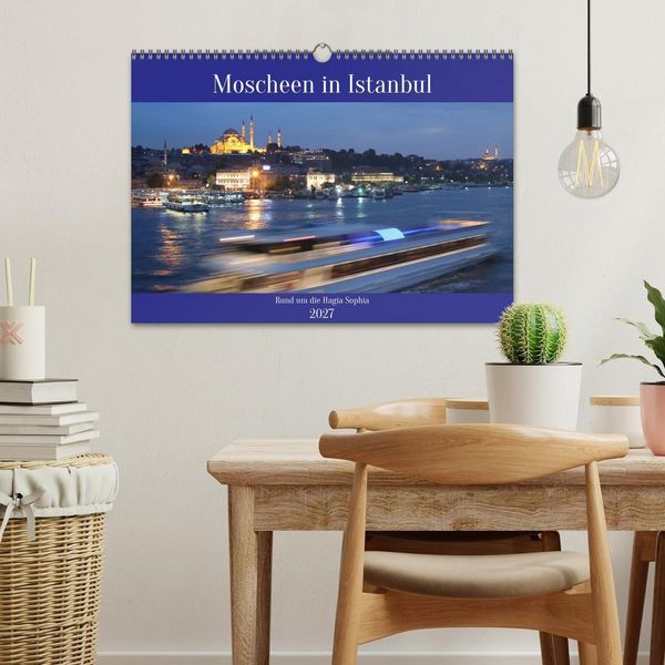 Produktbild: Moscheen in Istanbul. Rund um die Hagia Sophia (Wandkalender 2027 DIN A3 quer), CALVENDO Monatskalender