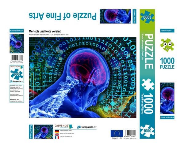 Produktbild: CALVENDO Puzzle Mensch und Netz vereint | 1000 Teile Lege-Gr&ouml;&szlig;e 64x48cm Foto-Puzzle f&uuml;r gl&uuml;ckliche Stunden