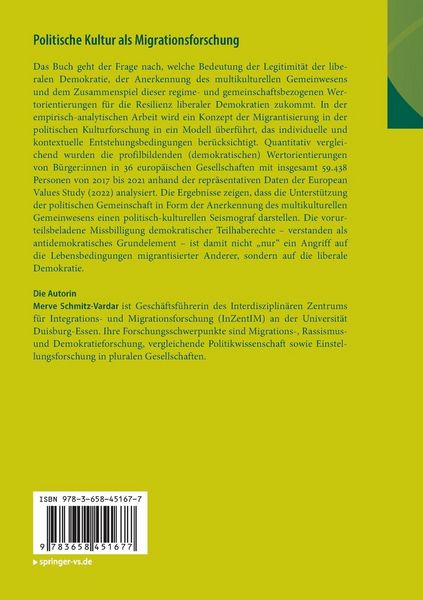 Produktbild: Politische Kultur als Migrationsforschung