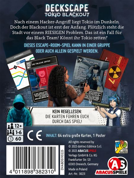 Produktbild: Deckscape - Tokio Blackout (d)