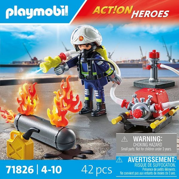 Produktbild: PLAYMOBIL 71826 L&ouml;schung eines Gastanks