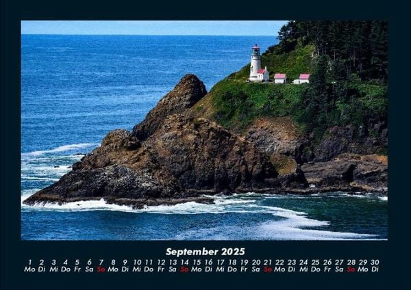Produktbild: Landschaftskalender 2025 Fotokalender DIN A4