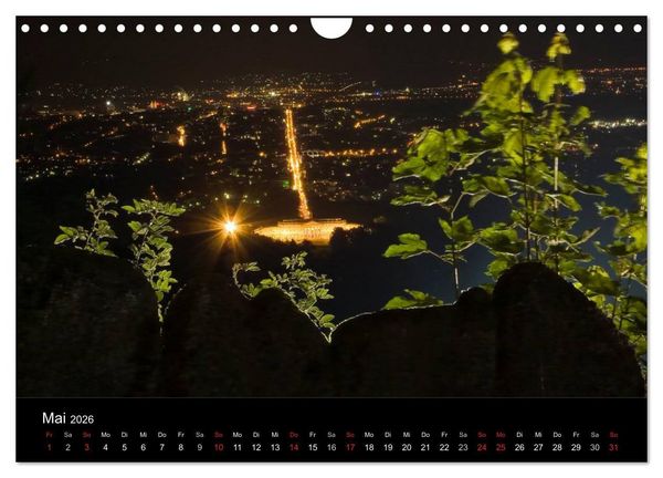 Produktbild: Nachts in Kassel (Wandkalender 2026 DIN A4 quer), CALVENDO Monatskalender