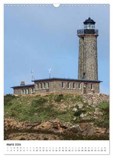 Produktbild: Phares Bretons (Calendrier mural 2026 DIN A3 horizontal), CALVENDO calendrier mensuel