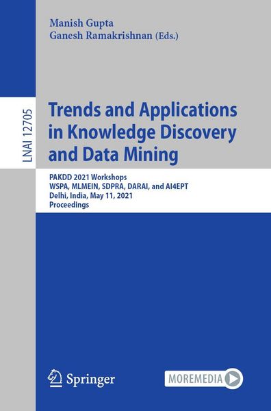 Produktbild: Trends and Applications in Knowledge Discovery and Data Mining