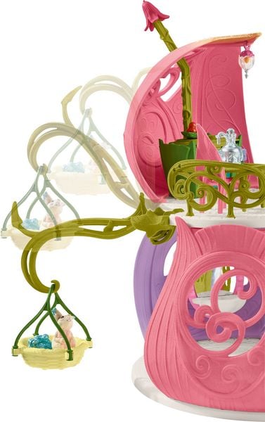 Produktbild: schleich&reg; bayala Glitzerndes Bl&uuml;tenhaus mit Einh&ouml;rnern