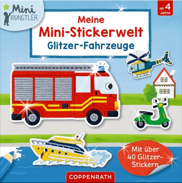 Produktbild: Meine Mini-Stickerwelt - Glitzer-Fahrzeuge