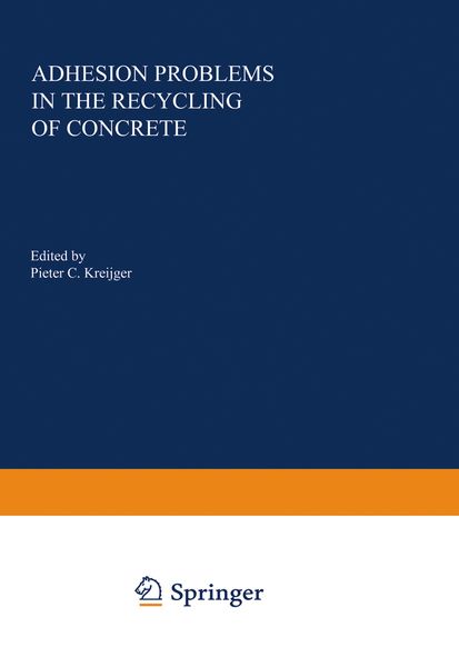 Produktbild: Adhesion Problems in the Recycling of Concrete