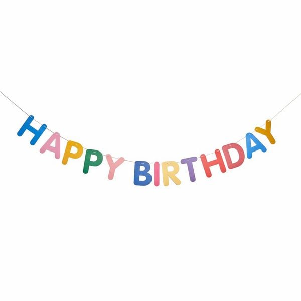 Produktbild: Girlande Happy Birthday, Magic Rainbow , 5m