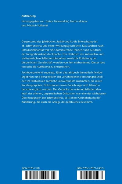 Produktbild: Aufkl&auml;rung, Band 24: Radikale Sp&auml;taufkl&auml;rung in Deutschland