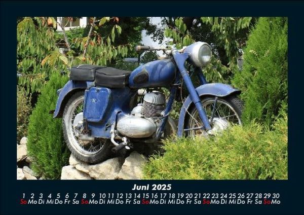 Produktbild: Motorräder 2025 Fotokalender DIN A5