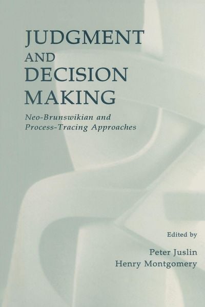 Produktbild: Judgment and Decision Making