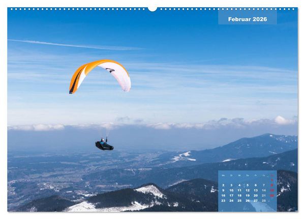 Produktbild: Paragliding - Aufbruch zu neuen H&ouml;henfl&uuml;gen (hochwertiger Premium Wandkalender 2026 DIN A2 quer), Kunstdruck in Hochglanz
