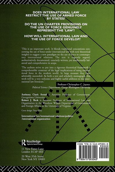 Produktbild: International Law and the Use of Force
