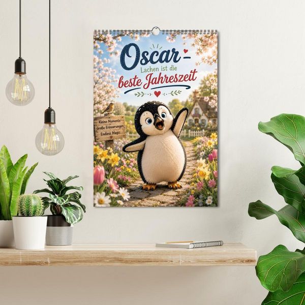 Produktbild: Oscar - Lachen ist die beste Jahreszeit (Wandkalender 2027 DIN A3 hoch), CALVENDO Monatskalender