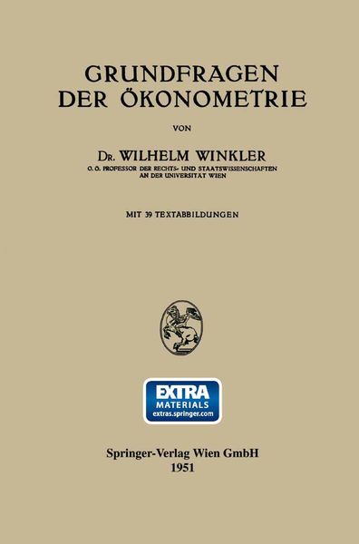 Produktbild: Grundfragen der &Ouml;konometrie