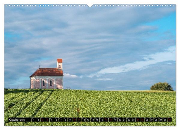 Produktbild: Bayerische Landschaften - Ein Streifzug durch das Dachauer Land (Wandkalender 2026 DIN A2 quer), CALVENDO Monatskalender