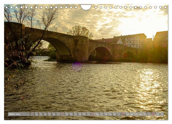 Produktbild: Ein Blick auf Melsungen (Wandkalender 2026 DIN A4 quer), CALVENDO Monatskalender