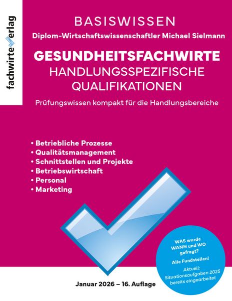 Produktbild: Gesundheitsfachwirte: Pr&uuml;fungswissen kompakt